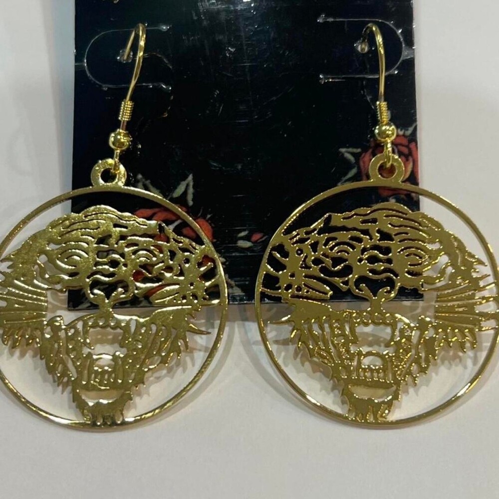 Deadstock Ed Hardy Tiger Earrings